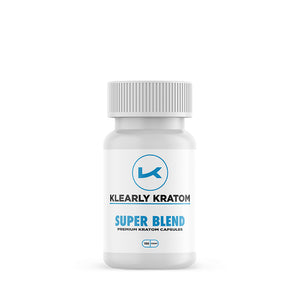 Klearly Kratom Super Blend Capsules - 150 Count Bottle